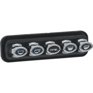DIAPHRAGM PUSH-BUTTON PANEL 5 BUTTONS
