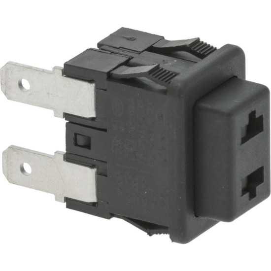 PUSH BUTTON 1-POLE BLACK 16A 250V