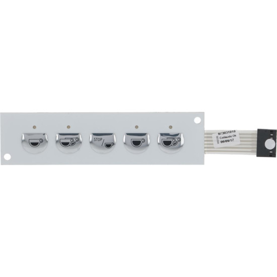 PUSH-BUTTON PANEL MEMBRANE 5 BUTTONS