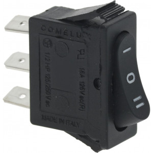 SELECTOR SWITCH STABLE 1-POLE BLACK