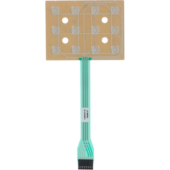 PUSH-BUTTON PANEL MEMBRANE 12 BUTTONS
