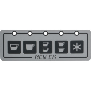 PUSH-BUTTON PANEL MEMBRANE 5 BUTTONS