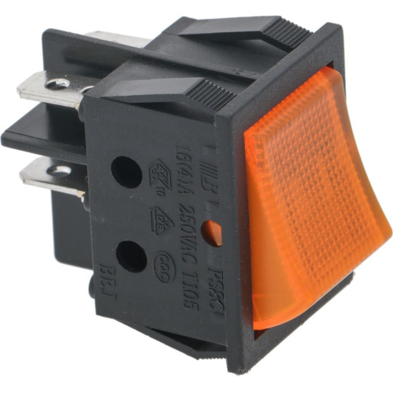 BIPOLAR SWITCH ORANGE 16A 250V BIPOLAR SWITCH ORANGE 16A 250V