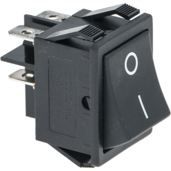 BIPOLAR SWITCH BLACK 16A 250V BIPOLAR SWITCH BLACK 16A 250V