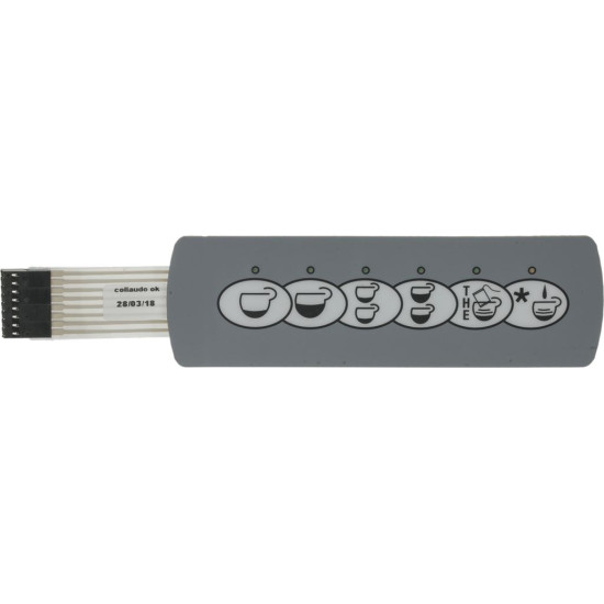 PUSH-BUTTON PANEL MEMBRANE 6 BUTTONS
