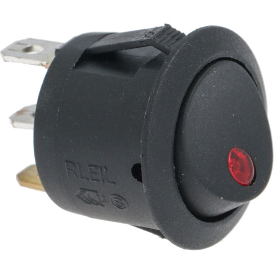 SWITCH 1-POLE BLACK 10A 125V