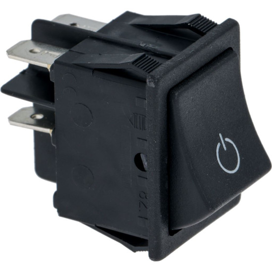BIPOLAR BUTTON BLACK 16A 250V 16A 250V BIPOLAR BUTTON BLACK 16A 250V 16A 250V