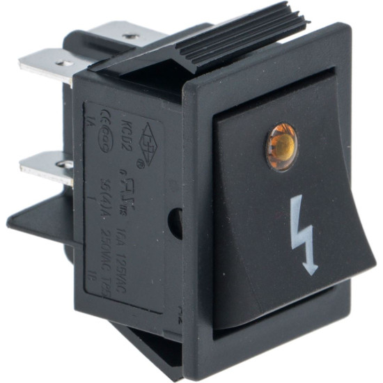 BIPOLAR SWITCH BLACK 16A 250V BIPOLAR SWITCH BLACK 16A 250V