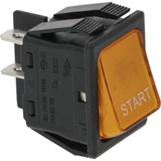 ORANGE BIPOLAR PUSH-BUTTON 16A 250V ORANGE BIPOLAR PUSH-BUTTON 16A 250V
