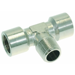 NICHEL PLATED  T-FITTING ϕ 3/8