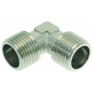 NICHEL PLATED  L-FITTING ϕ 1/2