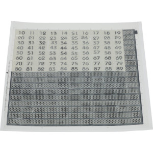 TRAYS LABELS 80 PCS