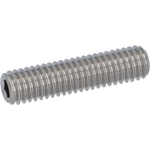 STUD M6x1 L25 mm STAINLESS STEEL