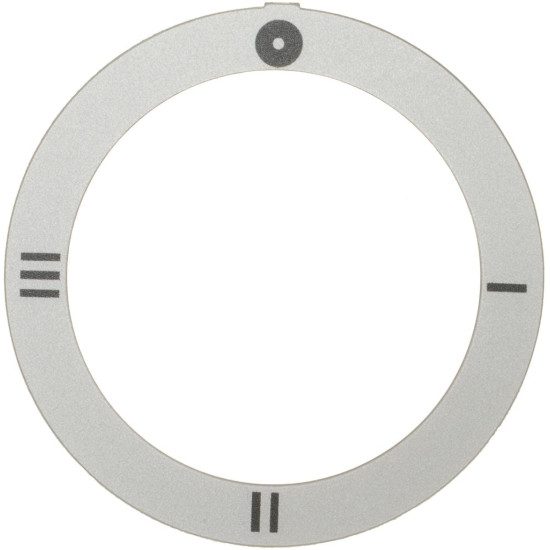 SELF-ADHESIVE KNOB DISC 0-I-II-III SELF-ADHESIVE KNOB DISC 0-I-II-III