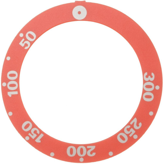 SELF-ADHESIVE KNOB DISC RED 50-300°C SELF-ADHESIVE KNOB DISC RED 50-300°C