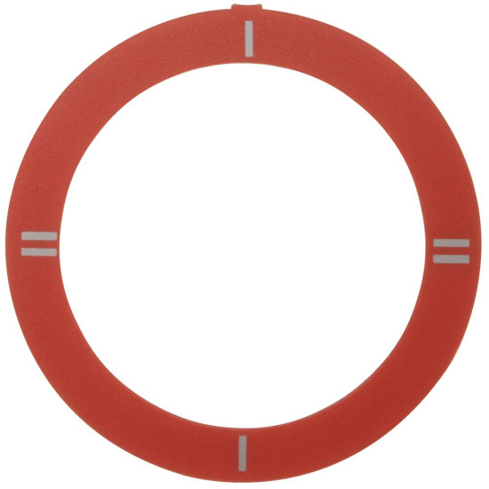 SELF-ADHESIVE KNOB DISC RED I-II-I-II SELF-ADHESIVE KNOB DISC RED I-II-I-II