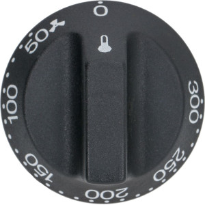 KNOB BLACK ϕ 54 mm 50-300°C