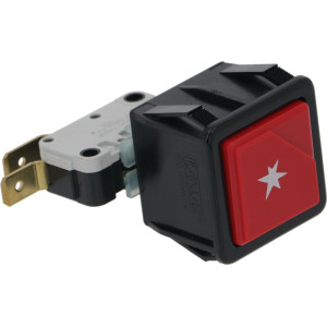 RED PUSH-BUTTON IGNITER 12A 250V