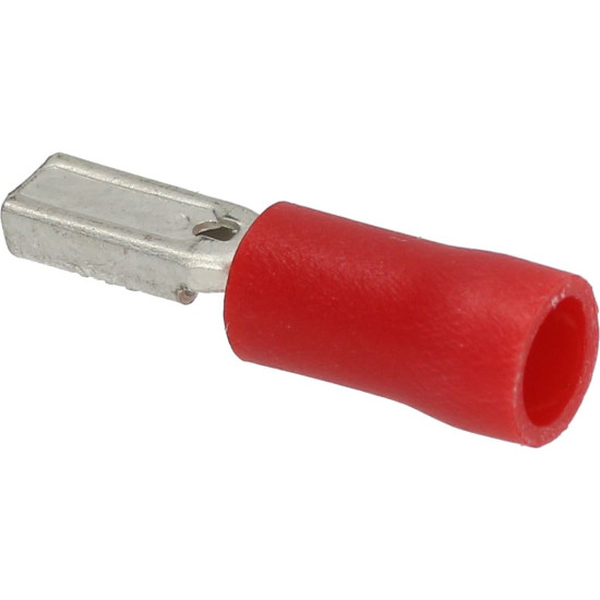 CABLE TERMINAL RED F 2.8x0.8 mm 100 PCS CABLE TERMINAL RED F 2.8x0.8 mm 100 PCS