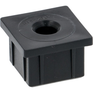LOWER DOOR SUPPORT 25x25 mm BLACK