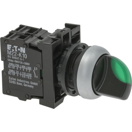 SELECTOR SWITCH SHINY GREEN 2 POSITIONS SELECTOR SWITCH SHINY GREEN 2 POSITIONS