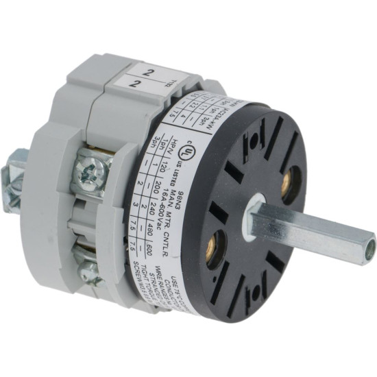 SELECTOR SWITCH 0-1 POSITIONS 16A 690V SELECTOR SWITCH 0-1 POSITIONS 16A 690V