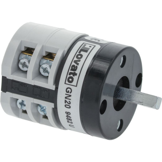 SELECTOR SWITCH 0-1-2 POSIT. 20A 690V SELECTOR SWITCH 0-1-2 POSIT. 20A 690V