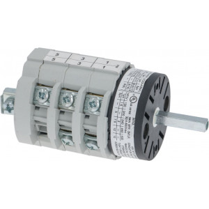 5-POLE SELECTOR SWITCH 15A 380V