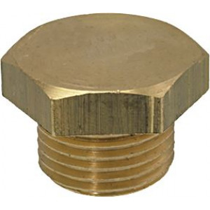 PLUG HEXAGONAL MADE OF BRASS
