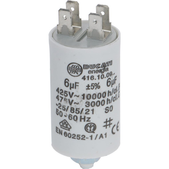CAPACITOR DUCATI ENERGIA 6µF CAPACITOR DUCATI ENERGIA 6µF