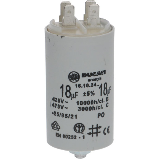 CAPACITOR DUCATI ENERGIA 18µF CAPACITOR DUCATI ENERGIA 18µF