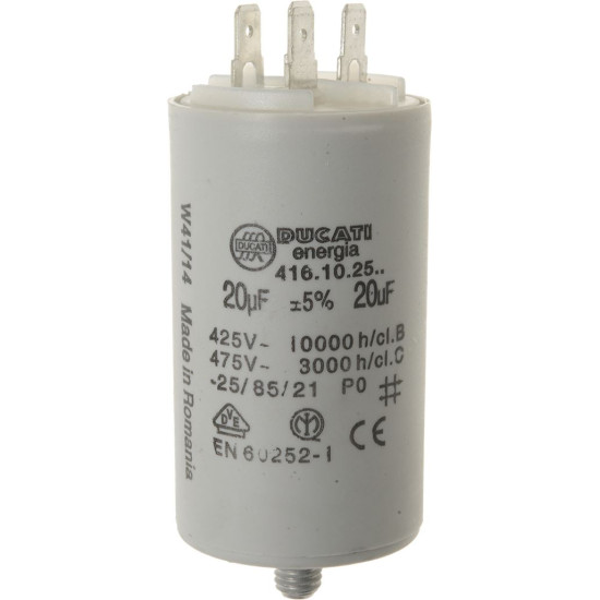 CAPACITOR DUCATI ENERGIA 20µF CAPACITOR DUCATI ENERGIA 20µF