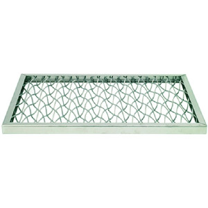 GRID LAVA ROCK ST/STEEL 426x323x20 mm