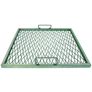 GRID LAVA ROCK ST/STEEL 500x480x20 mm