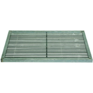 GRID LAVA ROCK ST/STEEL 538x395x20 mm