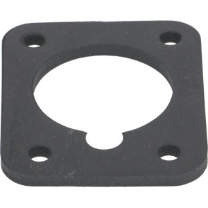 FLAT GASKET OF RUBBER 87x70x5 mm
