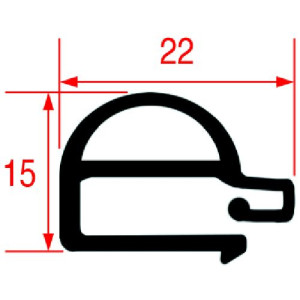 GASKET FOR OVEN DOOR 725x645 mm