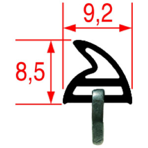 OVEN DOOR GASKET 540x320 mm