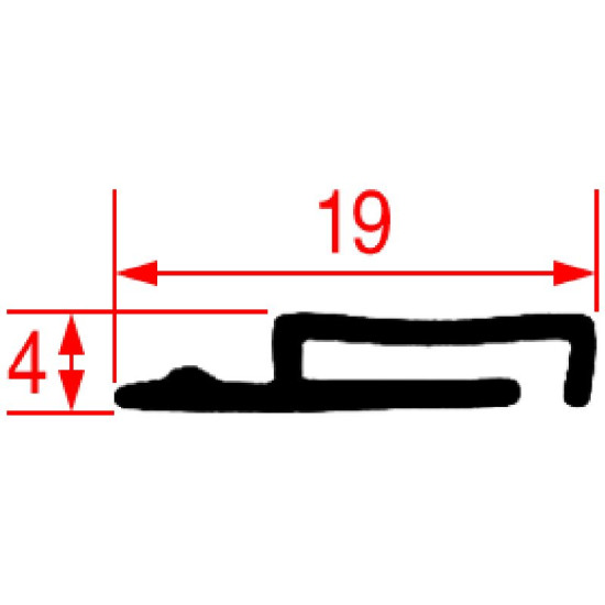 DOOR PLASTIC FRAME GASKET