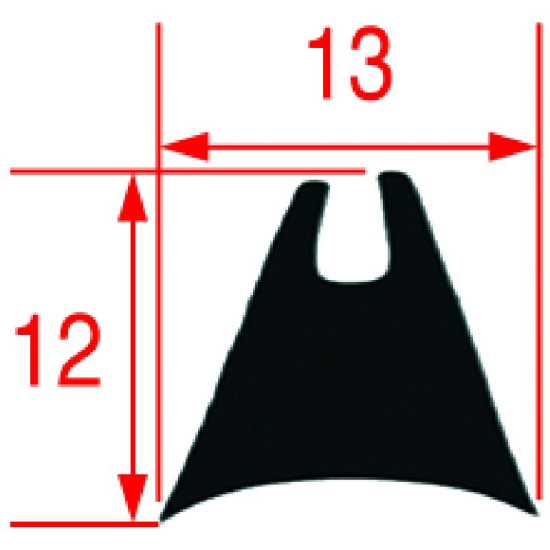 GASKET FOR OVEN GLASS 1400 mm GASKET FOR OVEN GLASS 1400 mm