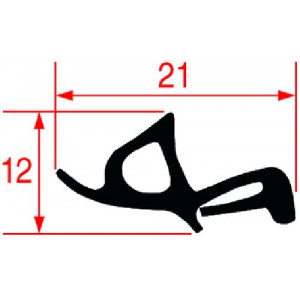 OVEN DOOR GASKET 1400 mm