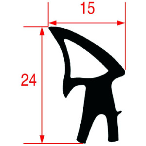 GASKET FOR OVEN DOOR 1420 mm