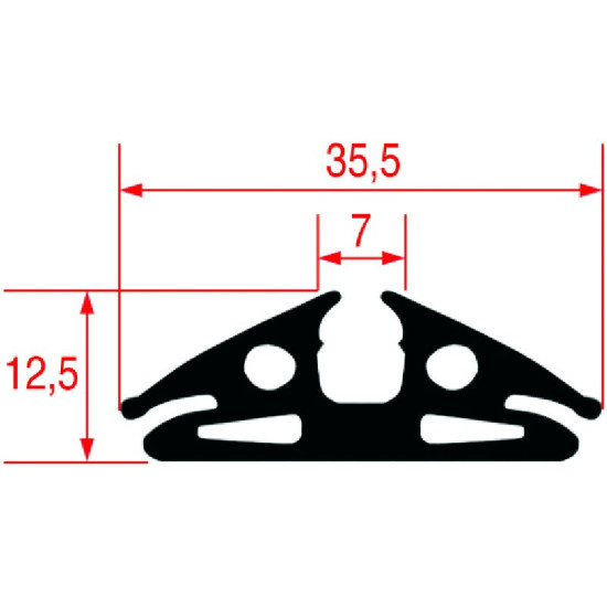 GASKET FOR OVEN GLASS 1500 mm GASKET FOR OVEN GLASS 1500 mm