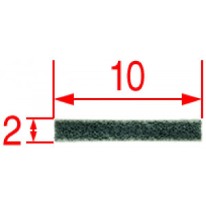 ADHESIVE SPONGE GASKET - 10 m