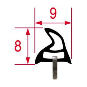 GASKET FOR OVEN DOOR 350x230 mm SMEG 754