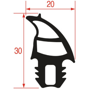 GASKET FOR OVEN DOOR 1495x520 mm