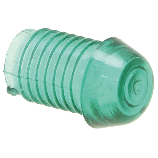 LAMP CAP TAPERED CONICAL GREEN SU3 LAMP CAP TAPERED CONICAL GREEN SU3