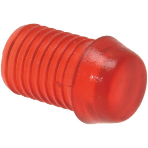 LAMP CAP TAPERED CONICAL RED SU3 LAMP CAP TAPERED CONICAL RED SU3