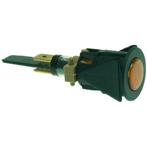 LAMP WITH ORANGE CAP 230V