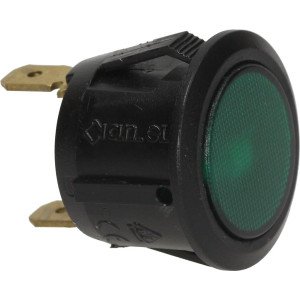 INDICATOR LIGHT GREEN 4A 250V